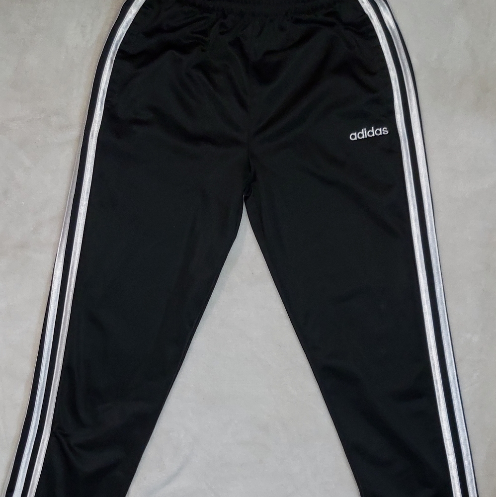 Adidas Black Track Pants Kids LG 14